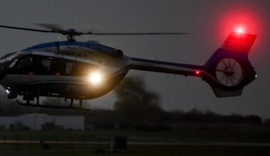 Polizei sucht Diebe mit dem Hubschrauber
