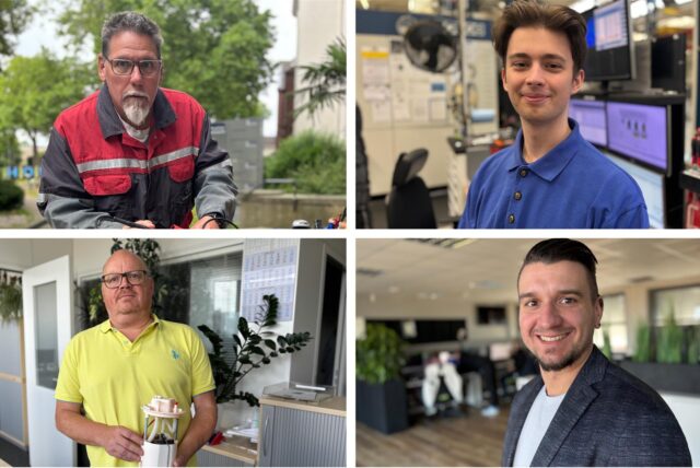 Vier Jobs mit unterschiedlichen Perspektiven in Dortmund. Wir haben diese vier Dortmunder an ihren Arbeitsplätzen besucht.