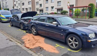 Drei Autos kollidieren in Westerholt