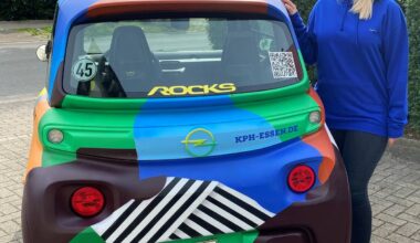 Schon gesehen? In Essen fährt ein kleines buntes Auto