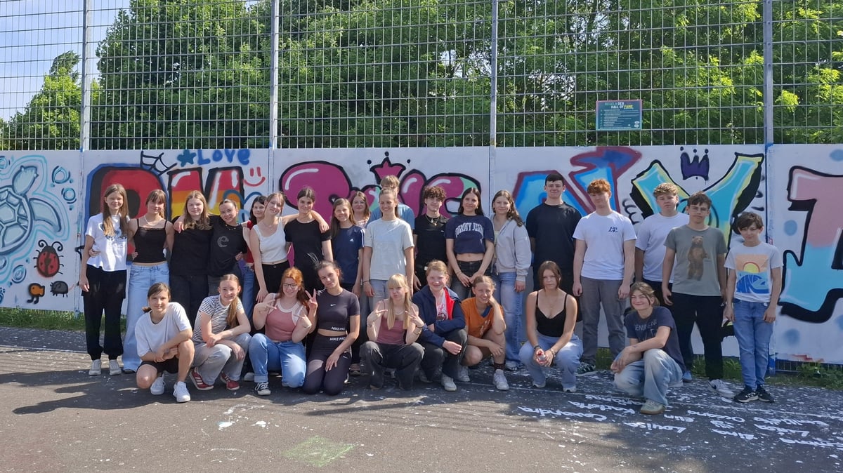 Graffiti für Templiner Schüler: Kreativität trifft Teamgeist