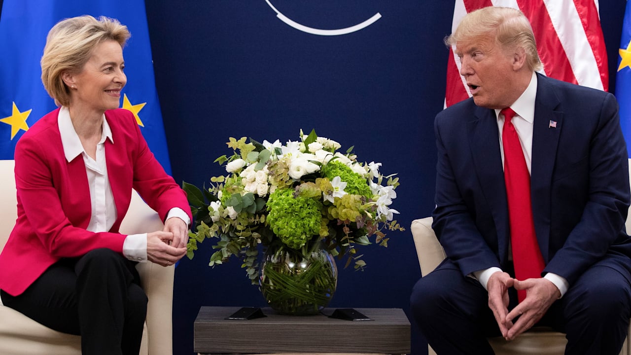 Zoll-Streit: EU-Chefin von der Leyen trifft am Sonntag Trump | Politik
