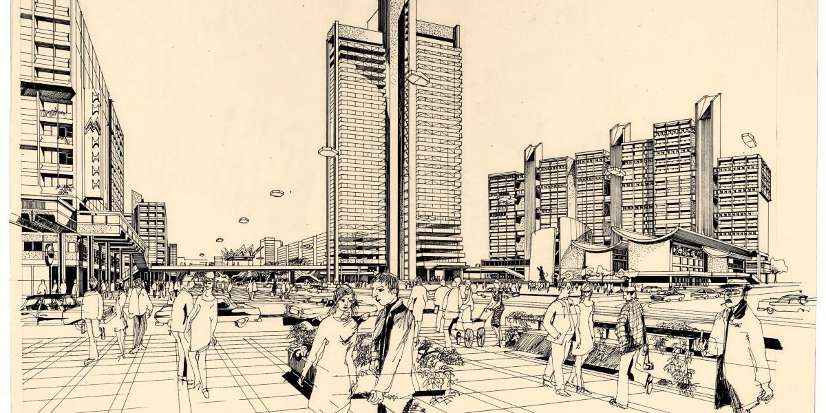 Wie man in der DDR eine gebaute Zukunft träumte, die nie kam - Architektur & Stadt