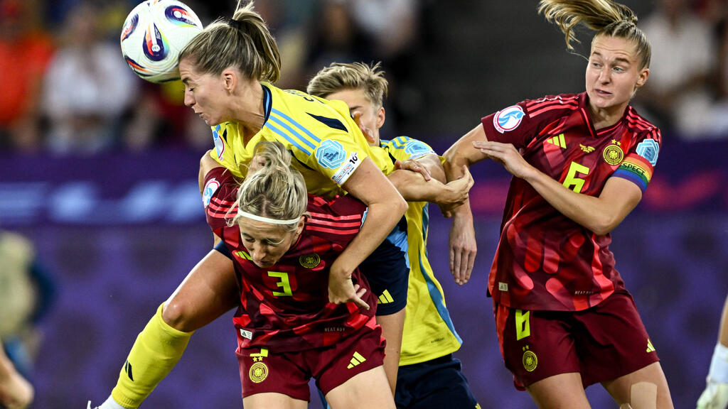 Frauen-EM 2025: Zehn DFB-Frauen kassieren Rekord-Klatsche gegen Schweden - Sport.de