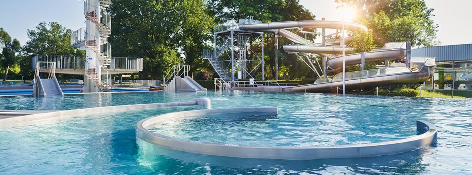 Planschbecken im Wiesbadener Freibad Kleinfeldchen geschlossen