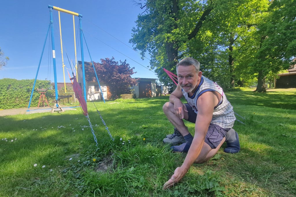 Haller trainiert täglich auf Riesenschaukel