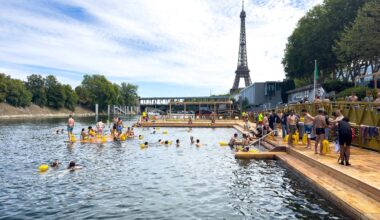 Wegen Regen: Frankreich: Öffentliche Bäder in der Seine wieder geschlossen