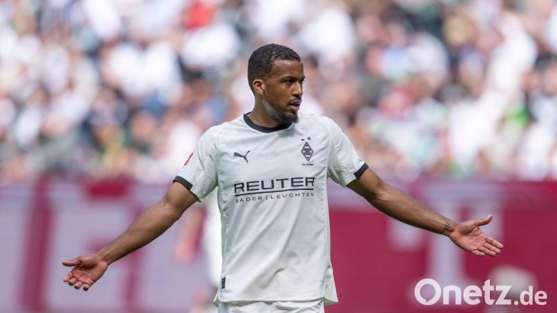 Alassane Plea verlässt Borussia Mönchengladbach. Bild: David Inderlied/dpa
