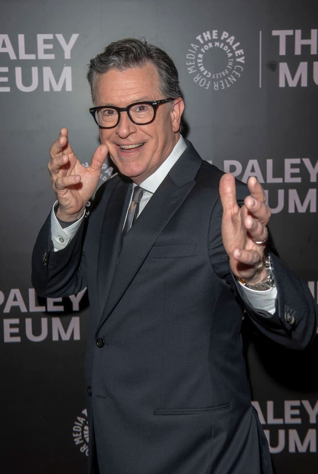 «Ich werde nicht ersetzt. Das alles verschwindet einfach», sagt Stephen Colbert zu seinem Abschied. Bild: New York, 2025.