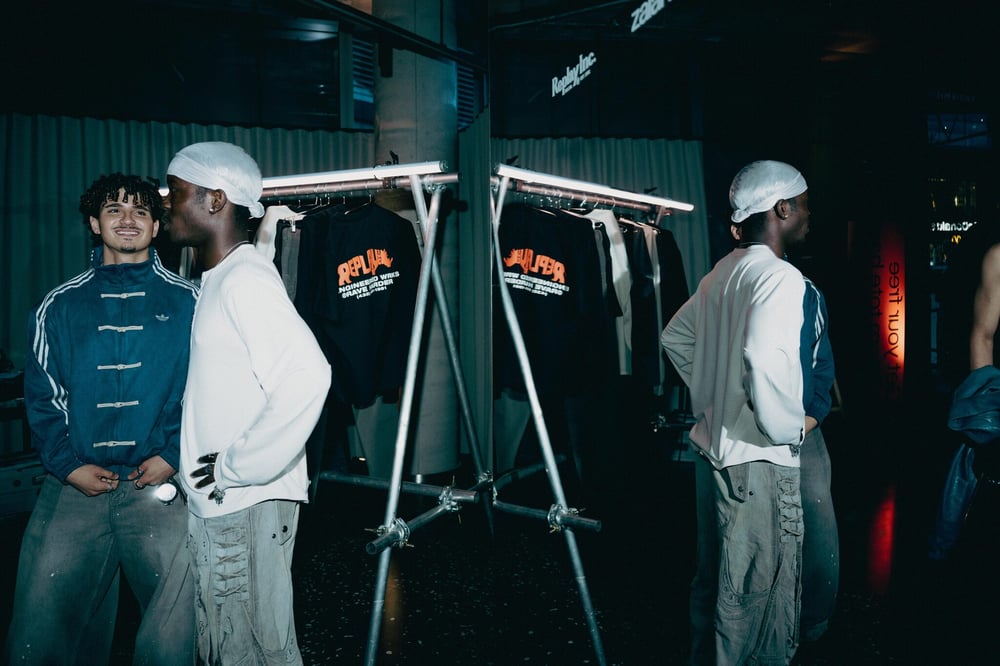 Kelvyn Colt beim Kollektions-Event in Berlin.