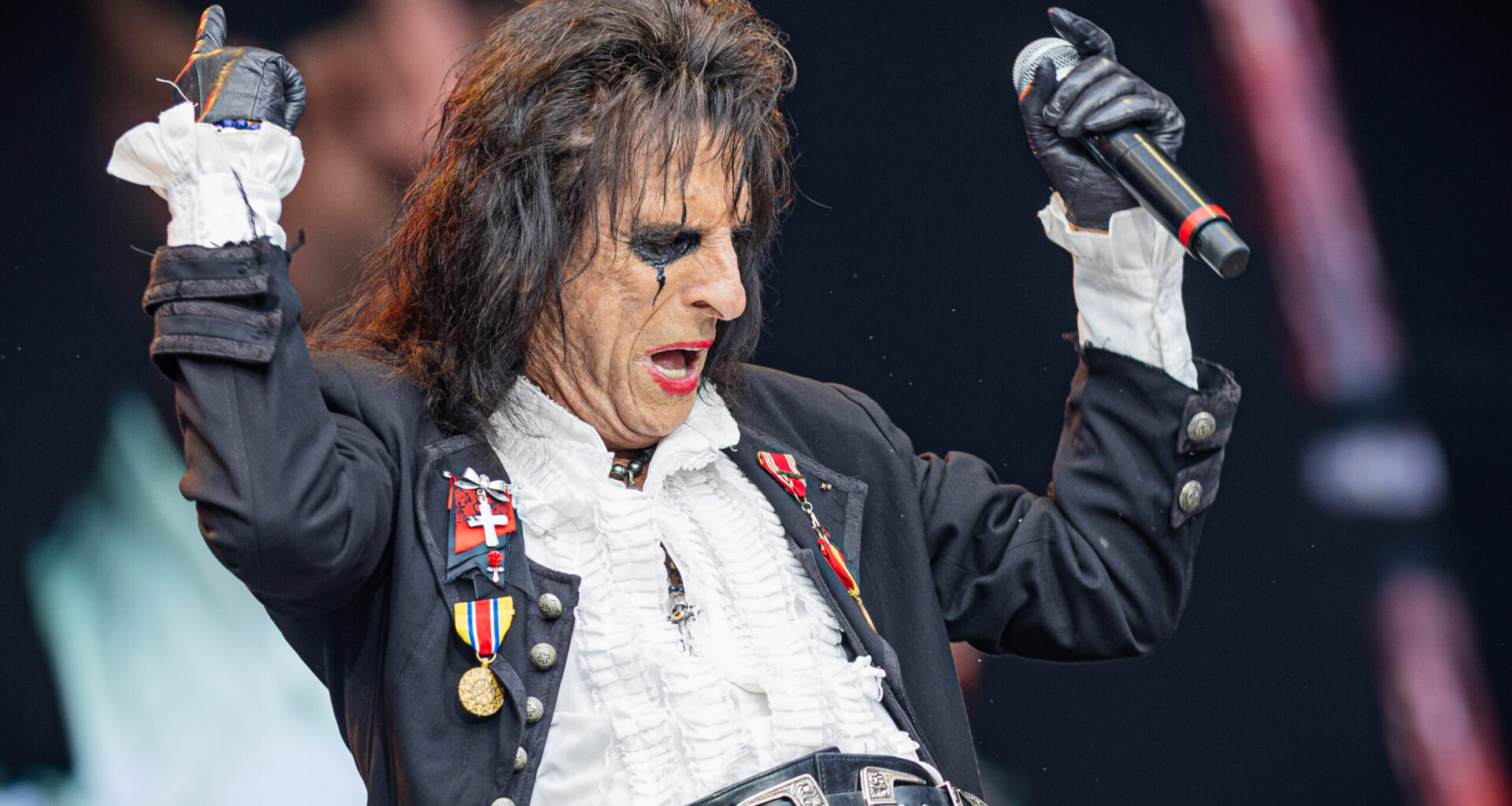 Der US-amerikanische Rockmusiker Alice Cooper