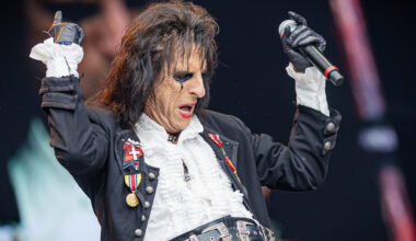 Der US-amerikanische Rockmusiker Alice Cooper