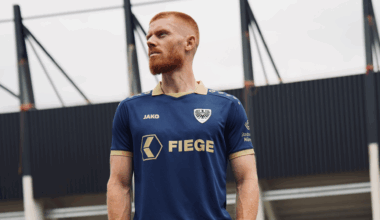 Ausweichtrikot von Preußen Münster kommt in Blau