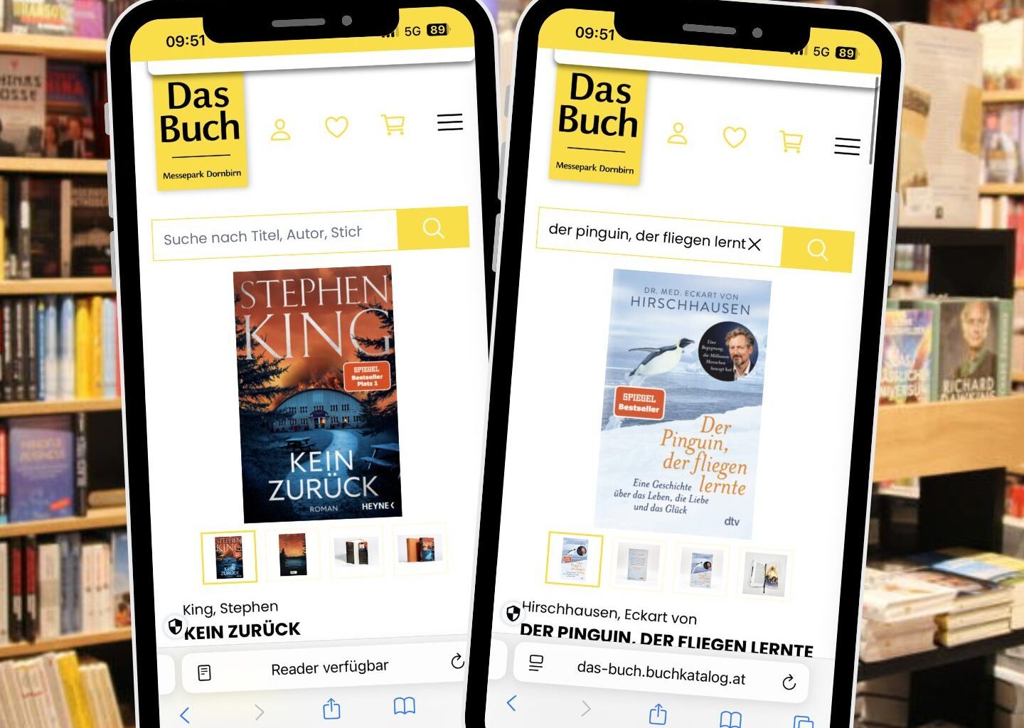Aktuelle Bestseller bei 'Das Buch'