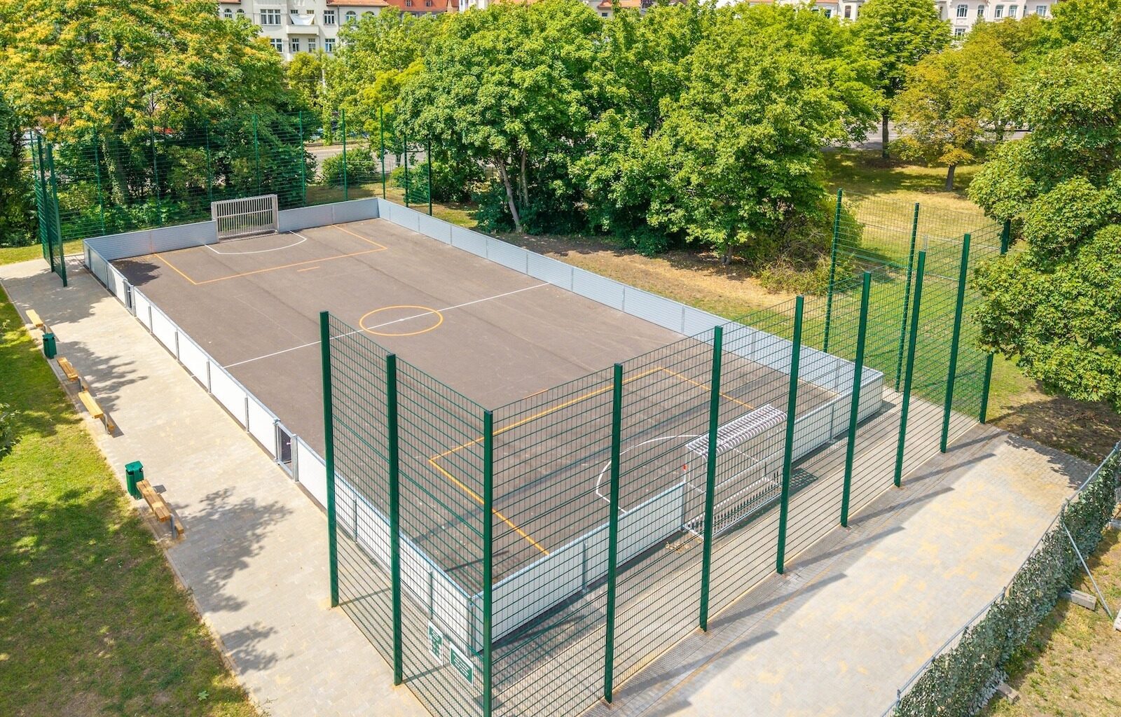 Erster Bikepolo-Platz am Roßplatz eröffnet
