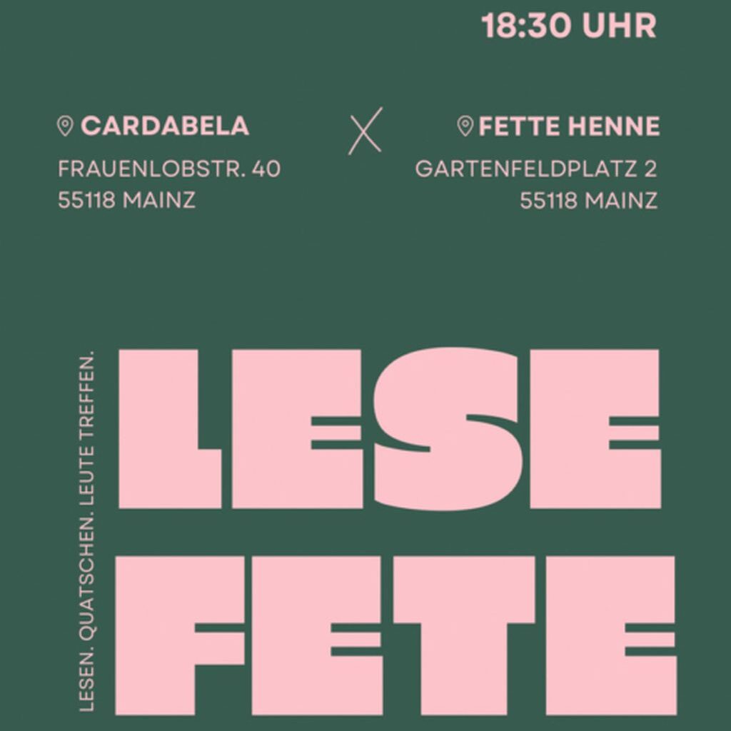 Lesefete am 17. Juli in der Fetten Henne - sensor Magazin