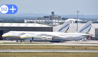 Ukrainer errichten Hangar am Flughafen Leipzig/Halle