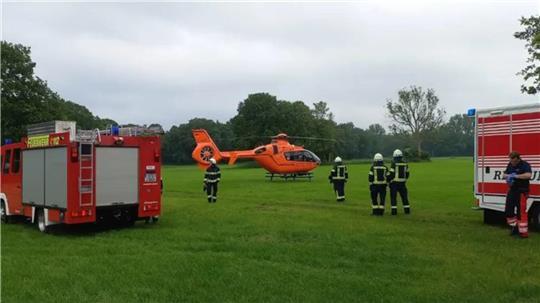 Eine Frau ist zwischen Revenahe und Wiegersen schwer verletzt worden.