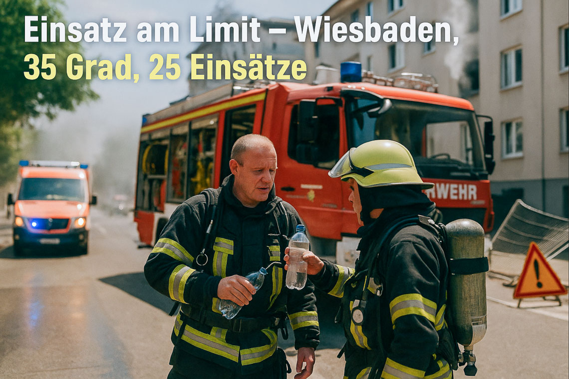 Hitze, Feuer, Fehlalarme – Feuerwehr im Ausnahmezustand