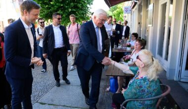 Berlin & Brandenburg: Steinmeier in Neuruppin: Nicht hier um große Reden zu halten