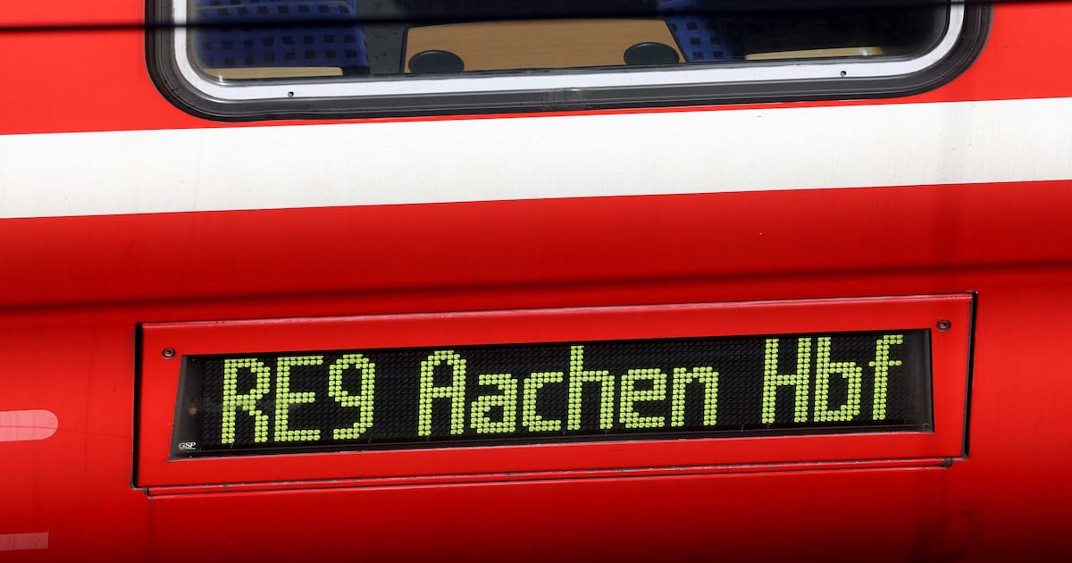 Zugausfälle bei der RE 9 wegen Personalausfall