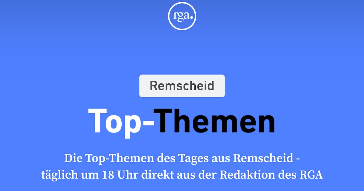 RGA Top-Themen - 24. Juli 2025