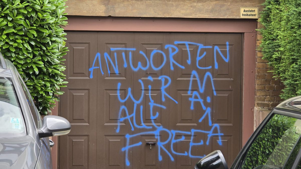 Fassade der CDU in Halle beschmiert – Du bist Halle