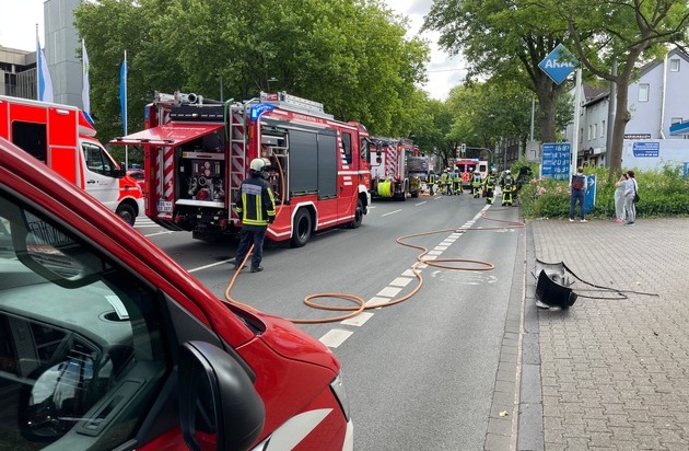 FW-BO: Schwerer Verkehrsunfall auf der Wittener Str.