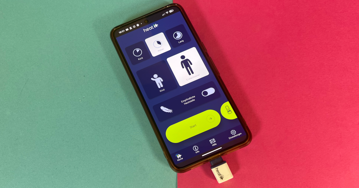 Heat It Pro im Test: Premium-Stichheiler fürs Smartphone mit App & Taschenlampe
