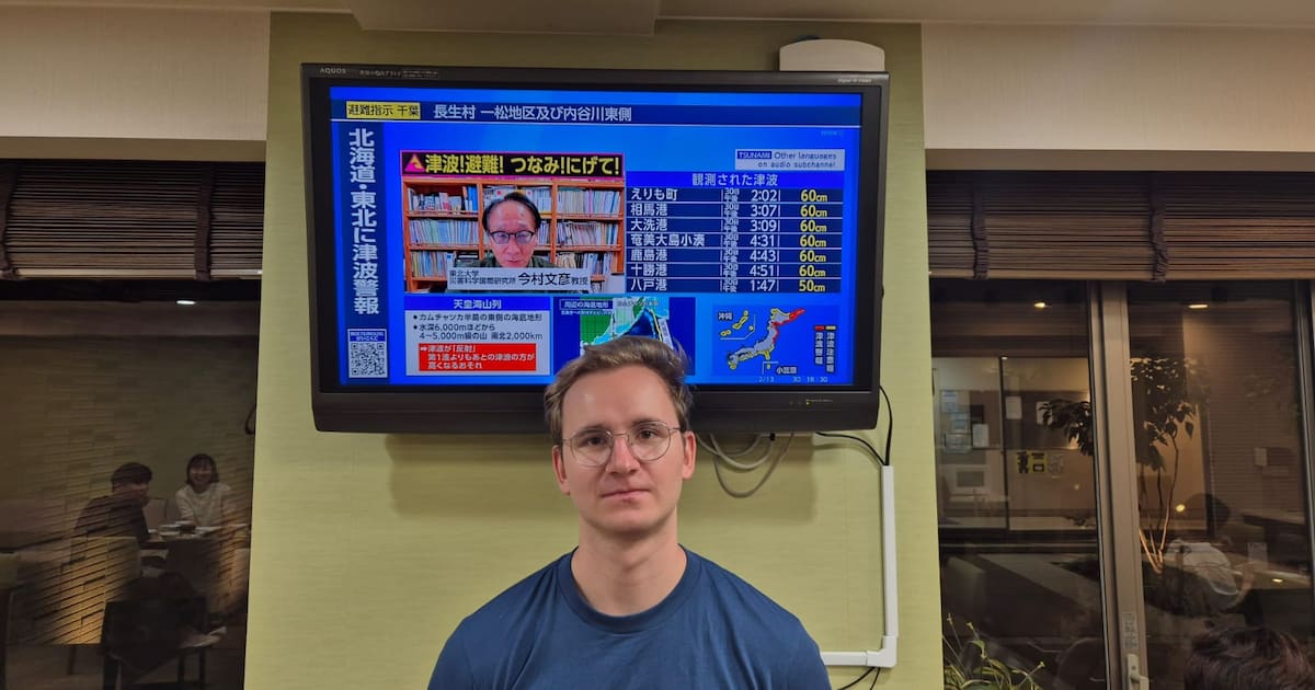 Student aus Kronshagen erlebt in Tokio Folgen von Seebeben