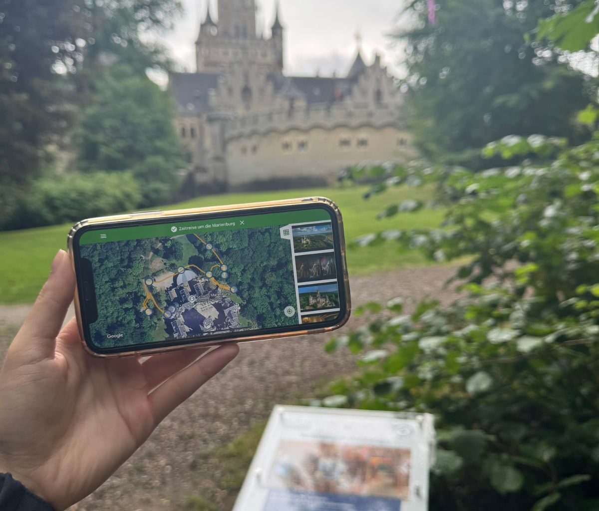 „Zeitreise um die Marienburg“, Hannover Marketing und Tourismus GmbH (HMTG), Story