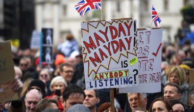 Britisches Parlament beschließt Gesetz zu Brexit-Verschiebung
