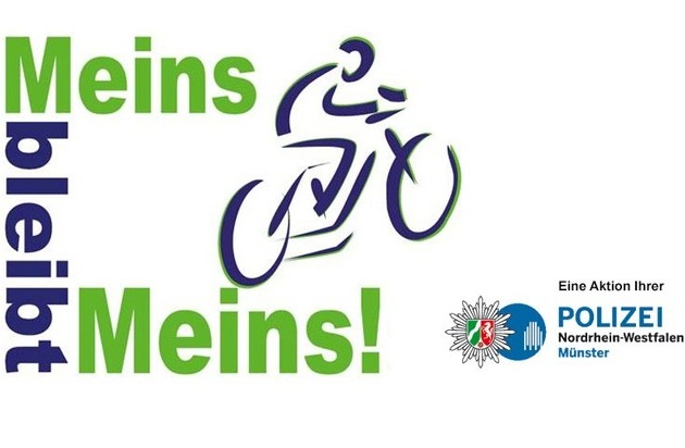 POL-MS: "Meins bleibt Meins!" - Kostenlose Fahrradregistrierung am Harsewinkelplatz