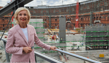 NS-Bau Kongresshalle Nürnberg Kulturbürgermeisterin Julia Lehner Baustelle
