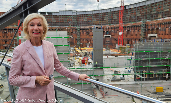 NS-Bau Kongresshalle Nürnberg Kulturbürgermeisterin Julia Lehner Baustelle