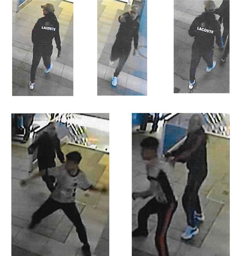 Nach Angaben der Polizei in Hamburg ist hier der zweite Täter zu sehen.