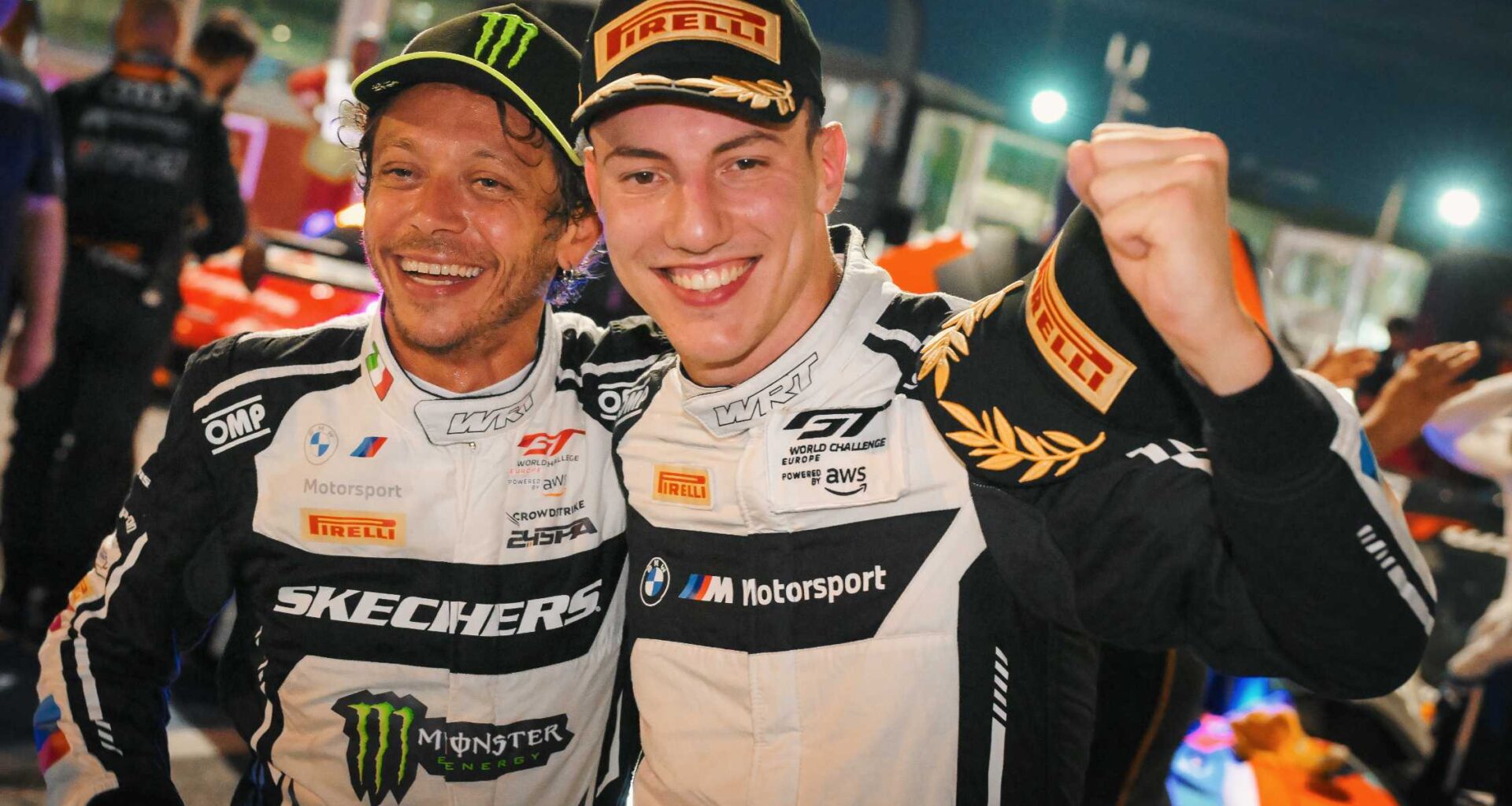 Team WRT und Valentino Rossi triumphieren zum dritten Mal in Folge in Misano.