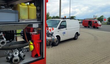 Feuerwehr-Einsatz Gewerbegebiet Waller See nach Gas-Alarm