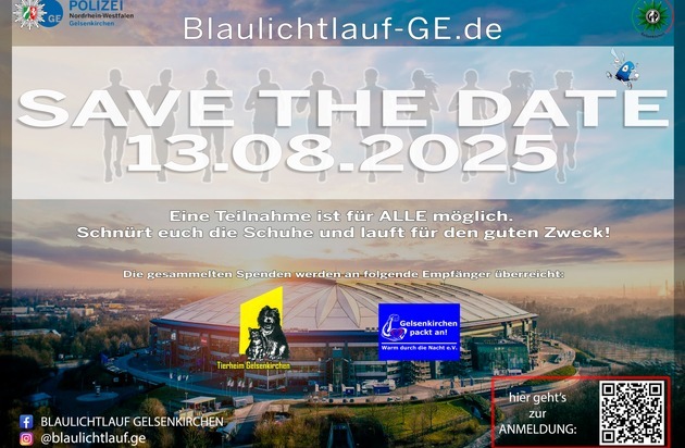 POL-GE: Blaulichtlauf in Gelsenkirchen geht wieder an den Start