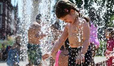 Wasserspaß: Die Wasserspiele PlayFountain sprühen wieder