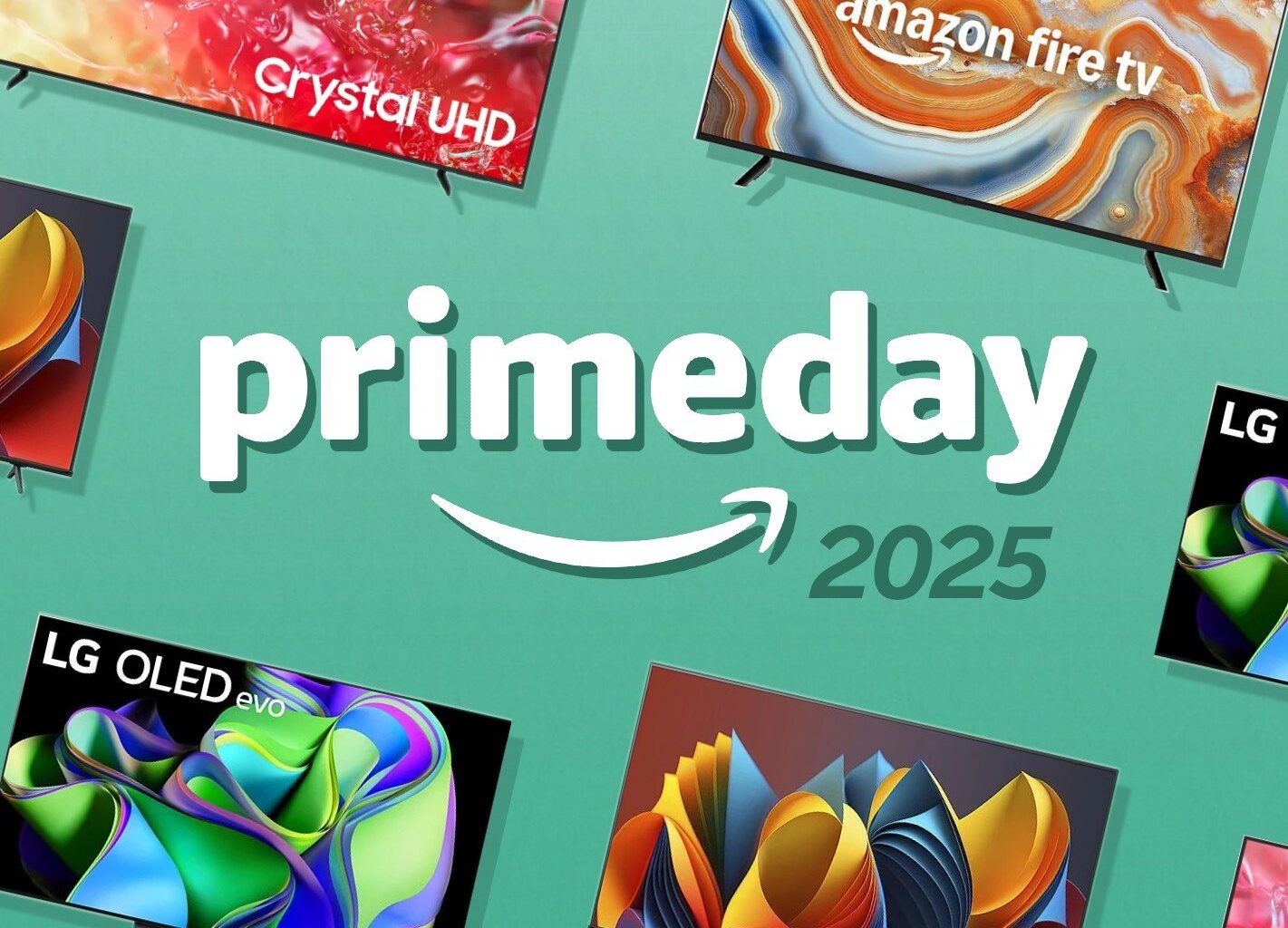 Beispielabbildungen für die Fernseher-Angebote am Amazon Prime Day 2025.