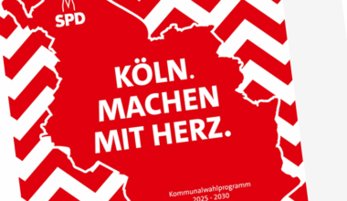 73 Seiten Wahlprogramm der Köln SPD zur Kommunalwahl 2025