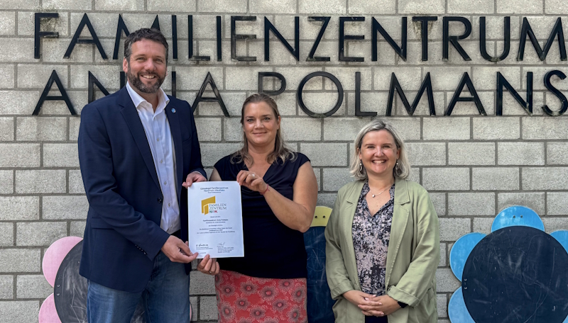 Erfolgreiche Rezertifzierung: Familienzentrum Anna Polmans erneut ausgezeichnet