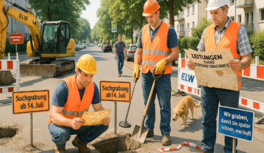 Suchgrabung in der Kapellenstraße: Wenn Pläne nur vage sind