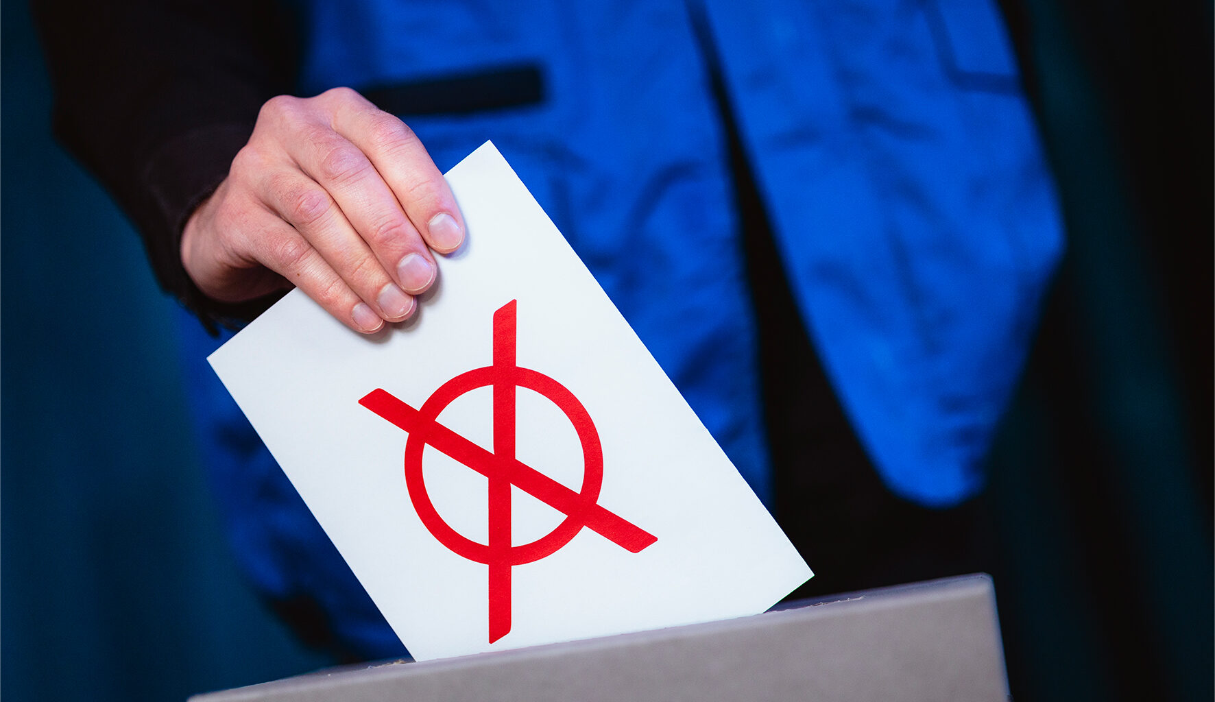 Wahlkreuz für den Betriebsrat