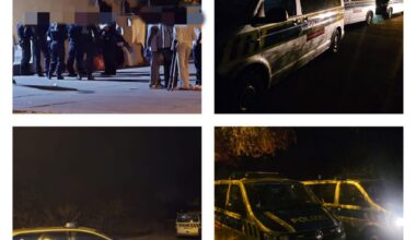 Großer Polizeieinsatz im Südpark – 12 Polizeiwagen nach Auseinandersetzung bei somalischer Party vor Ort – Du bist Halle