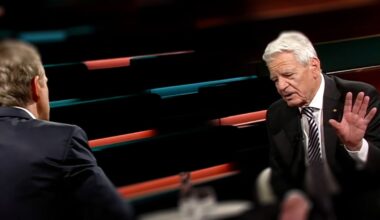 Zuschauer toben wegen Satz von Joachim Gauck