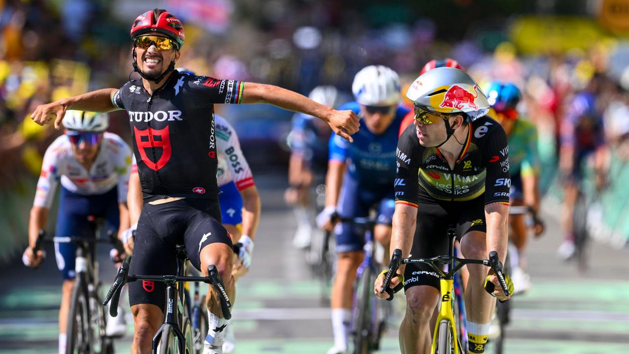 Tour de France: Alaphilippe jubelt in Carcassonne und wird Dritter