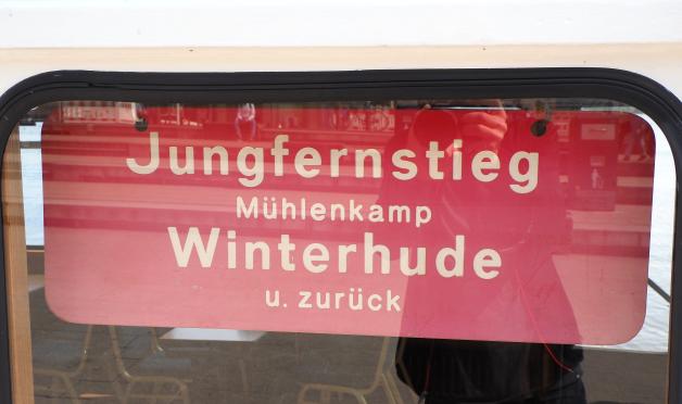 Start und Ziel: Der Jungfernstieg.