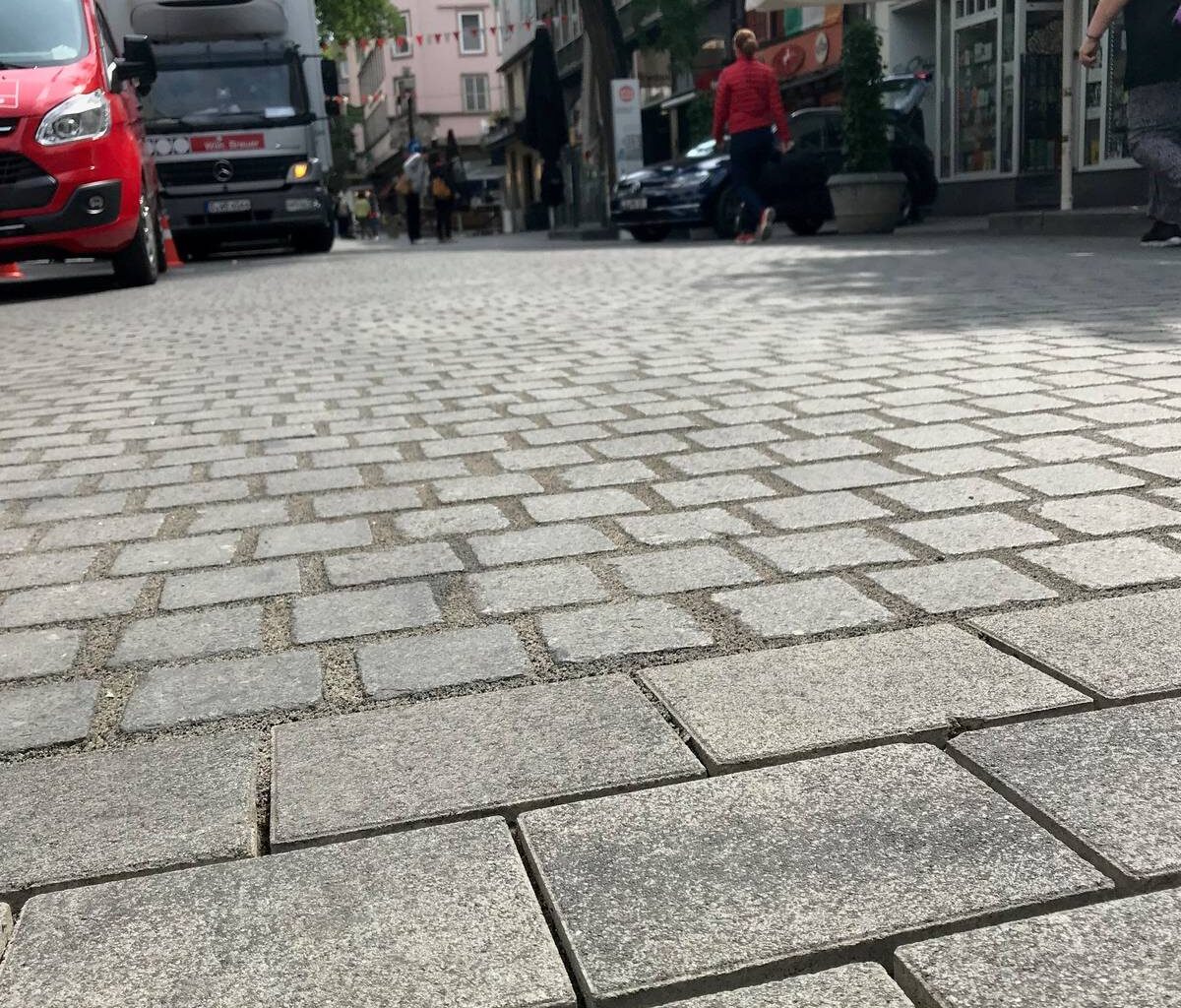 Neues Straßenpflaster für die Altstadt